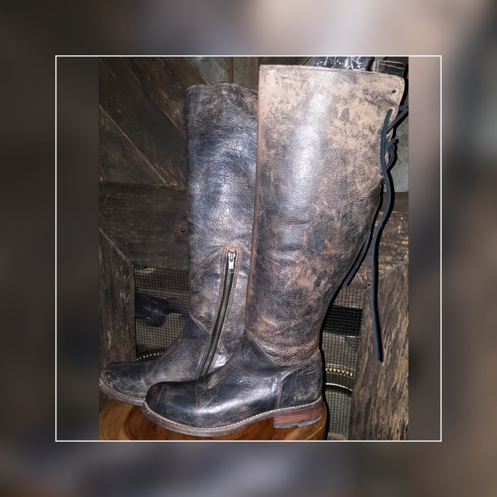 Bed Stu Leather Cobbler Series Tall Boots